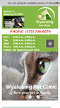 Mobile Screenshot of mywyalusingvet.com